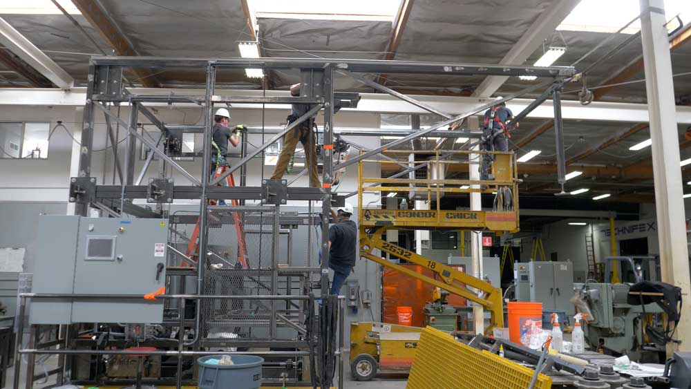 Heavy Steel Fabrication Floor Image