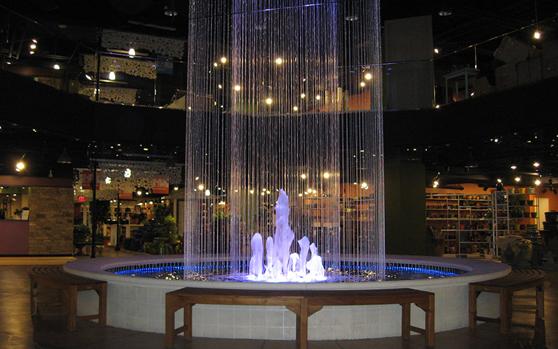 Water and Lighting Feature