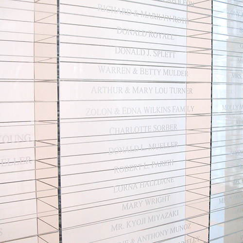 Donor Wall