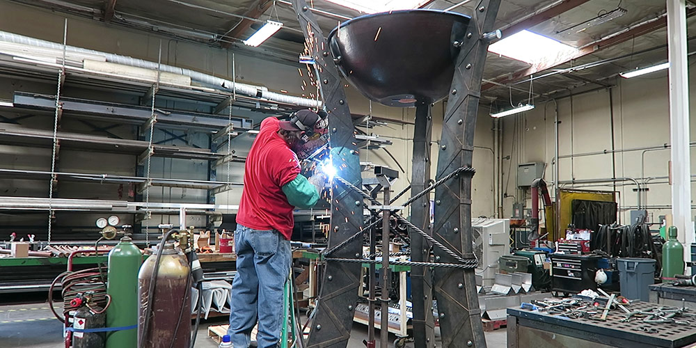 Fire Cauldrons - Fabrication